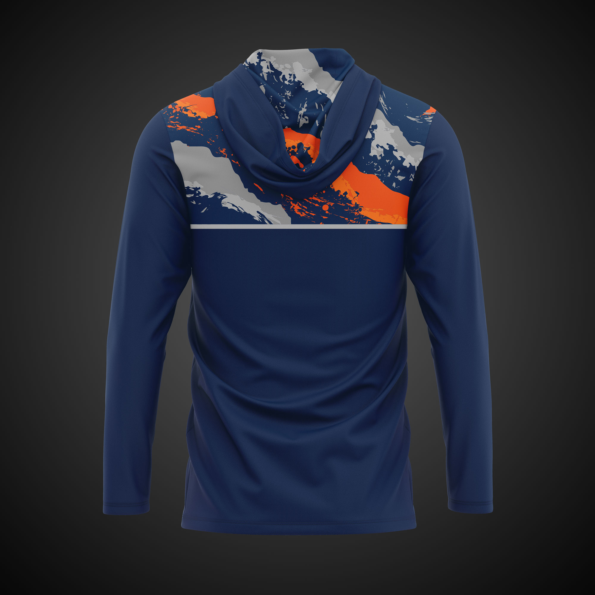 Challenger-Hooded-Custom-Fishing-Shirt-Back